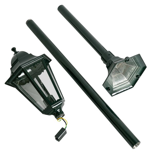 Lampa de exterior clasica in picioare verde inchis 170 cm IP44 - New Orleans