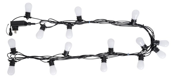 Ghirlandă luminoasă LED inteligentă 15 metri 15 lumini opal RGBW IP44 - Chill
