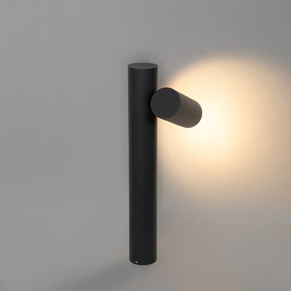Lampă de exterior cu stand negru, reglabilă 50 cm - Duo