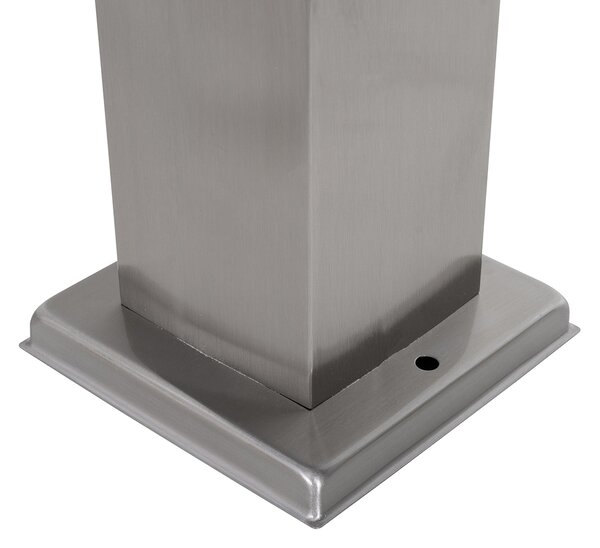 Lampă de exterior din oțel 80 cm cu priză IP44 - Malios