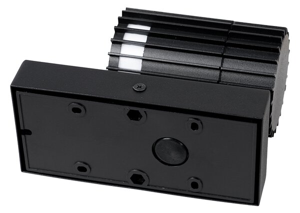 Lampa de perete exterioara de design neagra cu senzor de miscare IP44 - Boris