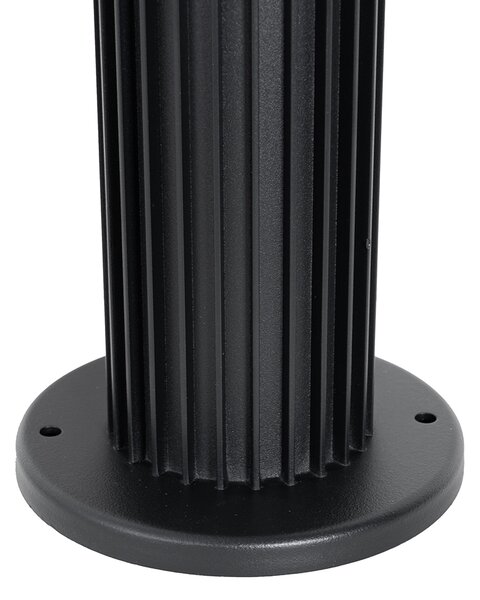 Stâlp de iluminat exterior negru de design 80 cm IP44 - Boris