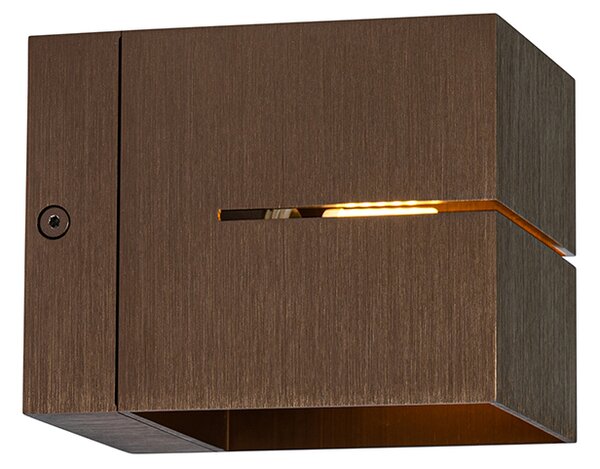 Set de 4 aplice inteligente bronz închis 9,7 cm incluzând WiFi G9 - Transfer Groove