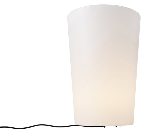 Lampă de podea inteligentă pentru exterior Verano, cu ghiveci, alb, IP65, inclusiv LED Wifi A60