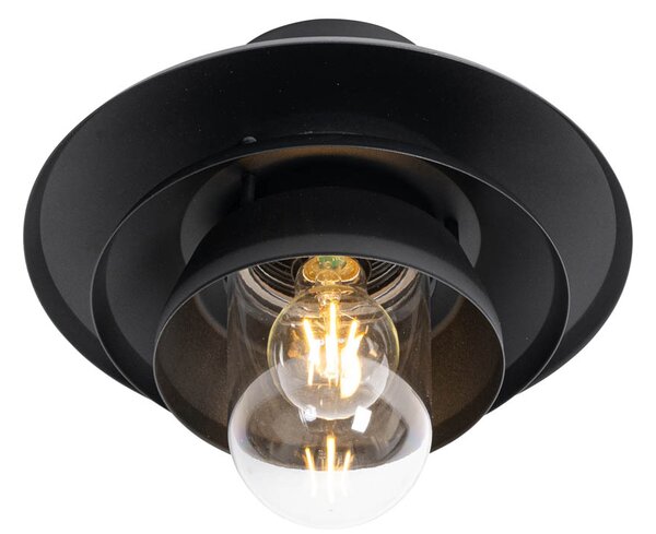 Plafoniera de exterior de design neagra IP44 - Morty