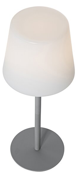 Set de 2 lămpi de masă reîncărcabile gri 40 cm IP54 - Jude