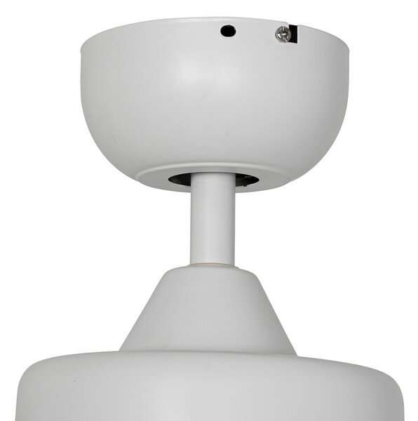 Ventilator de tavan alb 86,7 cm incl. LED Dimmable cu telecomandă - Yuki