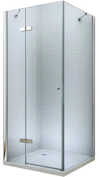 Mexen Roma, cabina de dus 105 (usa) x 50 (perete) cm, sticla transparenta 6mm, profil cromat, 854-105-050-01-00