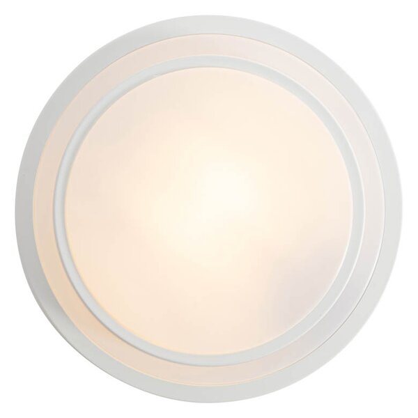 Plafoniera moderna alba 25 cm IP44 - Walden