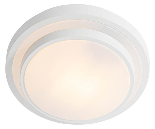 Plafoniera moderna alba 25 cm IP44 - Walden