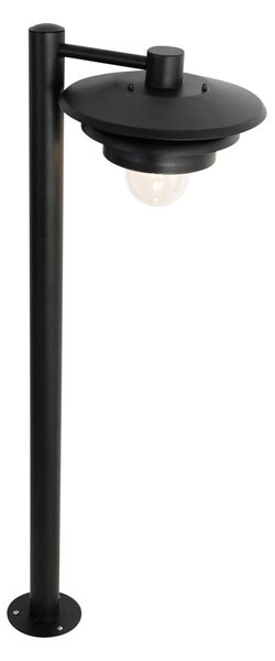 Stâlp de iluminat exterior de design negru 100 cm IP44 - Morty