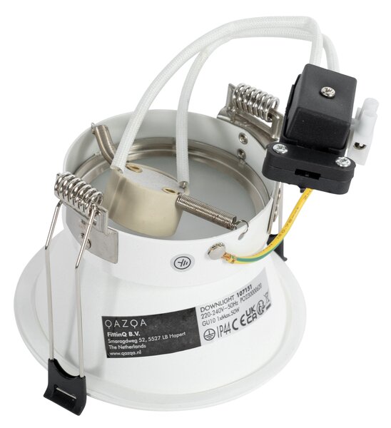 Spot încastrat inteligent alb IP44 incl. Wifi GU10 70mm - Dept