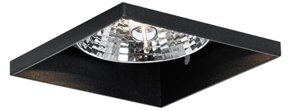 Set de 6 spoturi incastrate negre GU10 70mm fara rama - Oneon