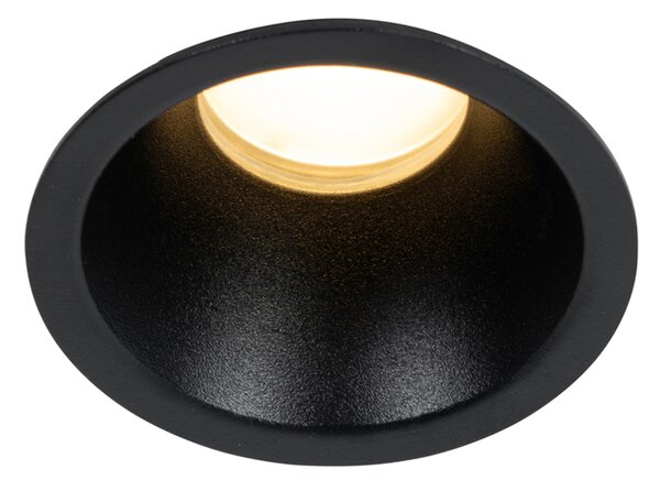 Set de 6 spoturi incastrate negre GU10 35mm IP44 - Dept