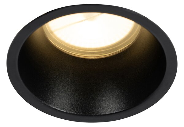 Set de 6 spoturi incastrate negre GU10 70mm IP44 - Dept