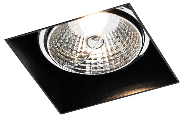 Set de 6 spoturi incastrate negre GU10 70mm fara rama - Oneon