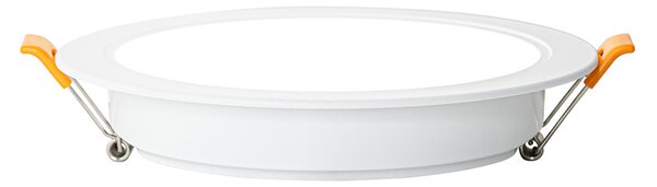 Set de 6 spoturi încastrate albe 14,5 cm, inclusiv LED, reglabile în Kelvin cu comutator DIP - Stephanie