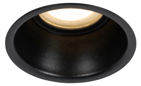 Set de 12 spoturi incastrate negre GU10 50mm IP44 - Dept