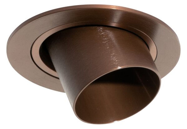 Spot modern încastrat bronz închis GU10 35mm rotund orientabil - Installa