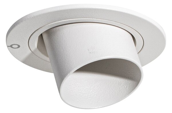 Spot modern integrat alb GU10 35mm rotund inclinabil - Installa