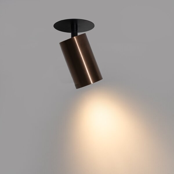 Spot modern integrat bronz închis GU10 50mm - Chels