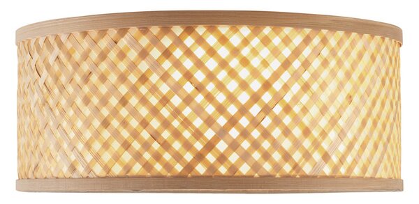 Plafonieră orientală din bambus natural 30cm - Tremmo