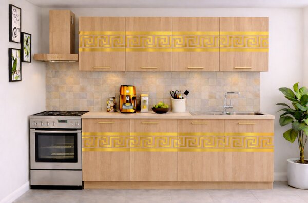 Bucatarie Paris 200 cm Sonoma