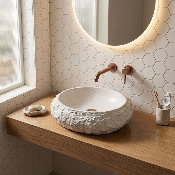 Lavoar pe blat Mika Light Grey