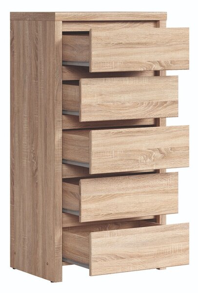 Comodă Nolroma 106, Stejar Sonoma, PAL laminat, 113x56x41cm, 35 kg