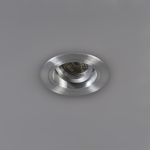Set de 6 spoturi încastrate rotunde din aluminiu reglabile - Chuck