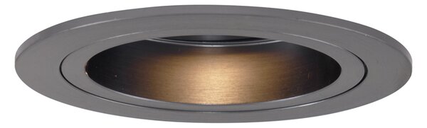 Spot modern integrat, metal gri-antracit, GU10, rotund, 50 mm, orientabil - Chuck