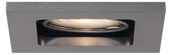 Set de 6 spoturi încastrate moderne Gunmetal GU10 50mm Rotund Înclinabile - Qure