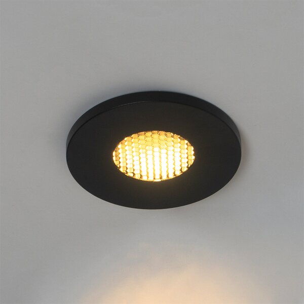 Spotlight modern îngropat negru IP54 - Shed Honey