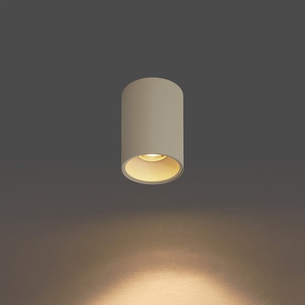 Spot modern integrat bej GU10 50mm rotund - Deep