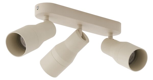 Spoturi plafon rotunde bej GU10 50mm 3 lumini - Stanley