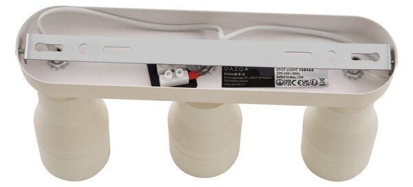 Spoturi plafon rotunde bej GU10 50mm 3 lumini - Stanley
