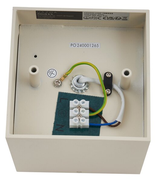 Spotlight modern de perete bej, reglabil, G9 - Box
