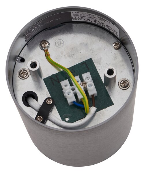Spot modern integrat, metal gri-inchis, GU10, 50mm, inclinabil - Rondoo Up