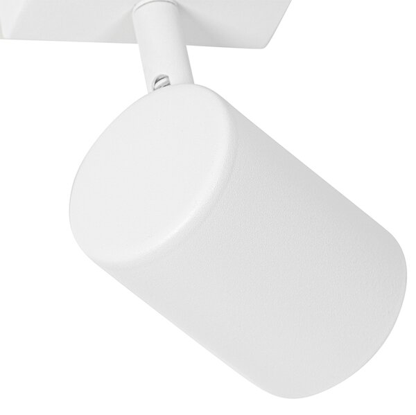 Spot inteligent alb reglabil pătrat, inclusiv Wifi GU10 50mm - Jeana
