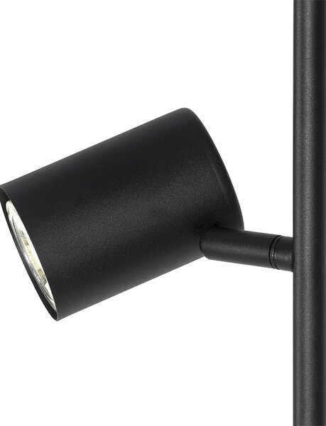 Lampă de podea modernă neagră cu 3 lumini - Jeana