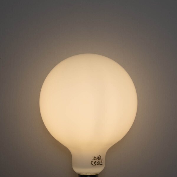 Set 5 becuri Bec LED cu 3 trepte de intensitate reglabilă E27 Opal G125 4W 450lm 3000K