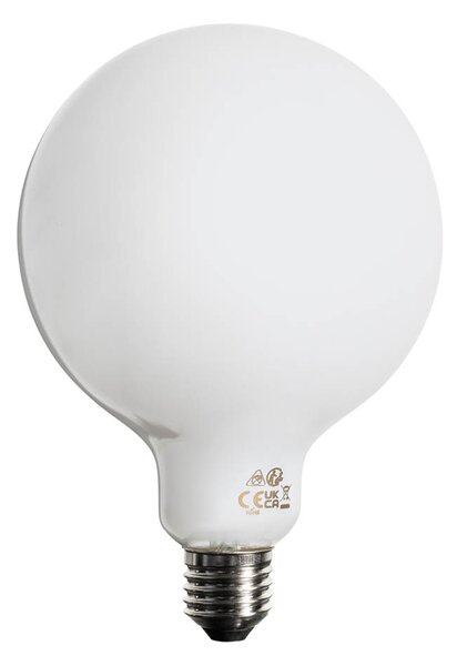 Set 5 becuri Bec LED cu 3 trepte de intensitate reglabilă E27 Opal G125 4W 450lm 3000K