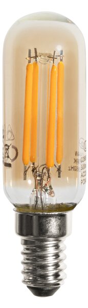 Set de 5 becuri LED E14 dimabile aurii T25 4W 300 lm 2200K