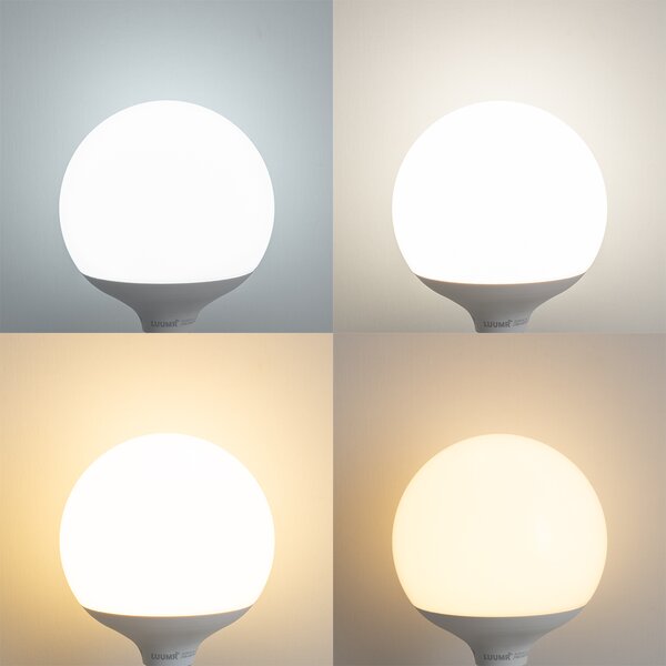 Bec LED inteligent E27 G120 mat RGBW 9W 806 lm 2700-6500K