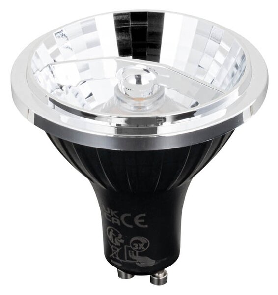 Lampă LED GU10 cu intensitate luminoasă reglabilă în 3 trepte în Kelvin, 70 mm, 6 W, 500 lm, 2200 - 3600K