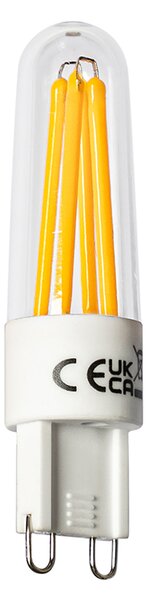 Set 5 becuri Bec LED G9 cu filament 2.5W 240lm 2300K