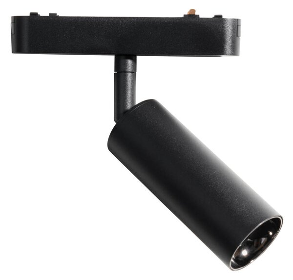Spot modern negru pentru sistem de șine monofazat 4.5W 3000K - Magnetic Samson