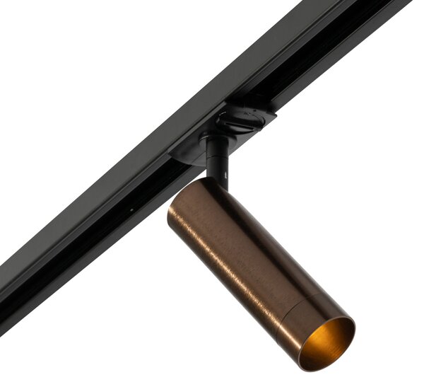 Spot modern bronz închis pentru sistem de șine monofazat 35 mm - Iconic Jeana Luxe