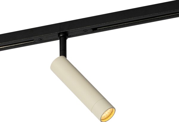 Spot modern bej cu negru pentru sistem de sine monofazat - Slimline Uzzy