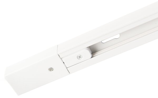Sistem modern de iluminat pe șine cu 6 spoturi albe monofazate 200cm - Iconic Jeana